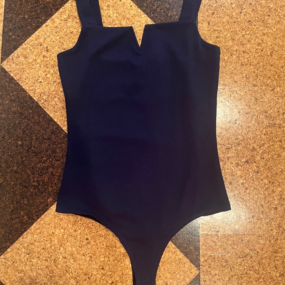 Navy Body Suit